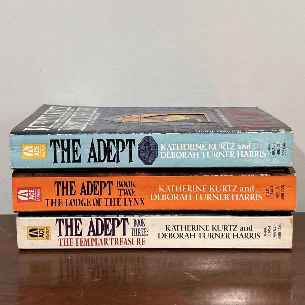Katherine Kurtz Deborah Harris The Adept Series 3 Books Classic Celtic Fantasy